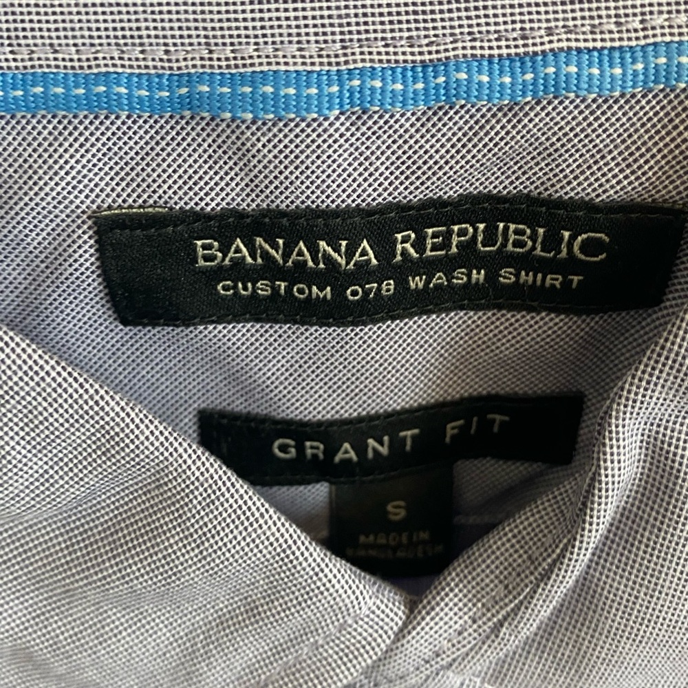 Banana Republic Gray Custom Fit Shirt